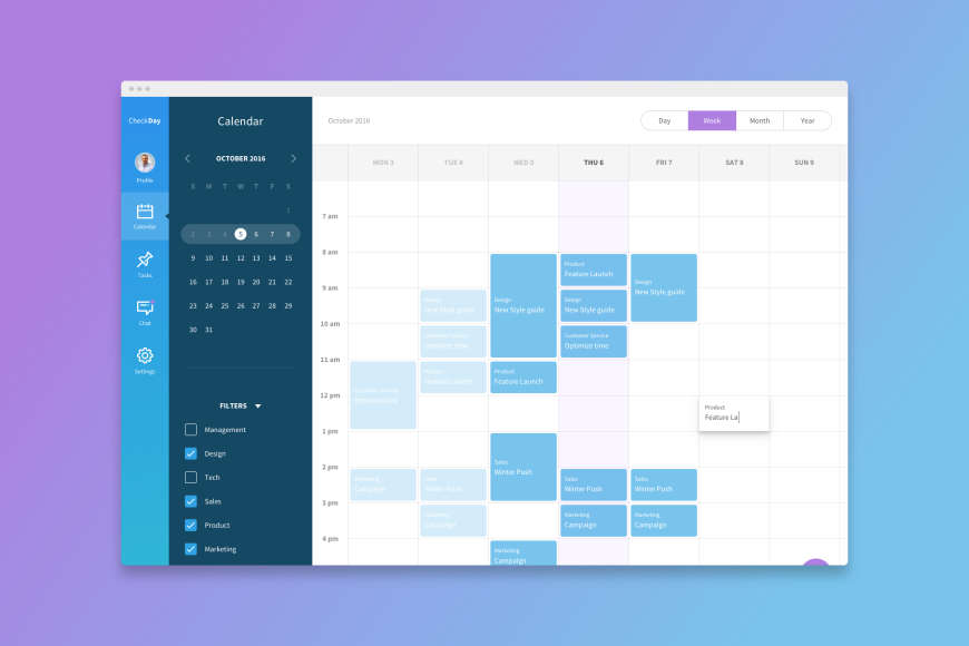 Web application for collaboration and meeting scheduling.